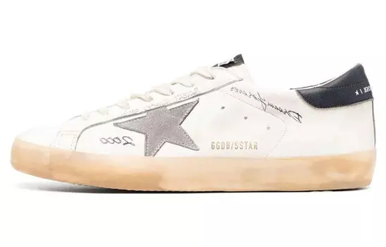 Кроссовки Golden Goose Super-Star Dream Forever White Grey Black, белый
