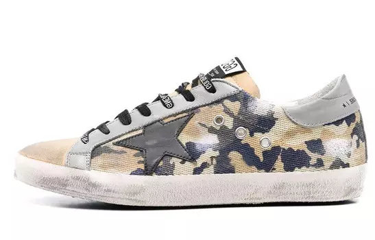 Кроссовки Golden Goose Super-Star Lifestyle, светло-коричневые