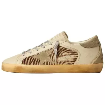 Кроссовки Golden Goose Super-Star Skateboarding Shoes Women's Low-top Butter, цвет Butter
