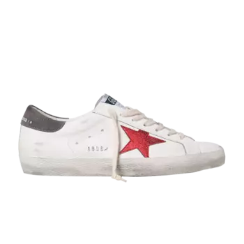 Кроссовки Golden Goose Superstar со звездой, белый