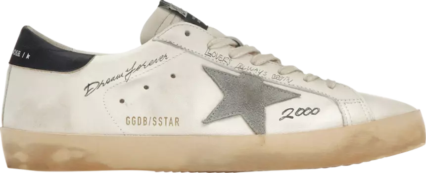 Кроссовки Golden Goose Superstar 'Dream Forever - White Black', белый