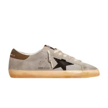 Кроссовки Golden Goose Superstar 'Medium Grey Olive', серый