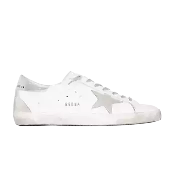 Кроссовки Golden Goose Superstar White Silver, белый