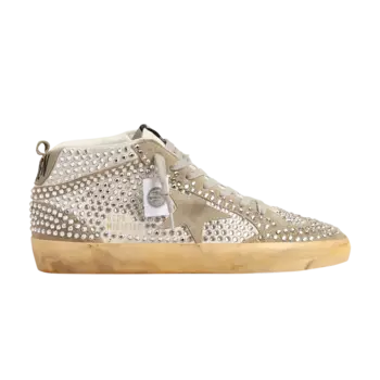 Кроссовки Golden Goose Swarovski x Golden Goose Wmns Mid Star LTD, серый