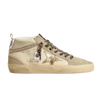 Кроссовки Golden Goose Swarovski x Golden Goose Wmns Mid Star, кремовый