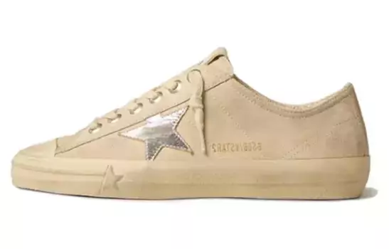 Кроссовки Golden Goose V-Star 2 Leather Lace-up Sneakers, белый