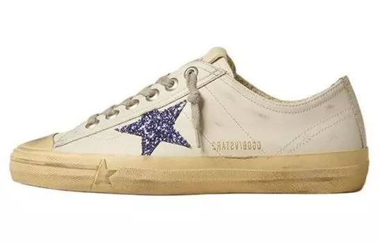 Кроссовки Golden Goose V-Star 2 Skateboarding Shoes Women's Low-top White, белый