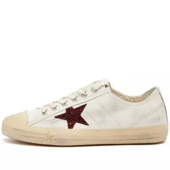 Кроссовки Golden Goose V-star, белый, красный