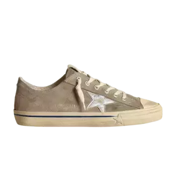 Кроссовки Golden Goose V-Star Dove Grey Silver Metallic, коричневый