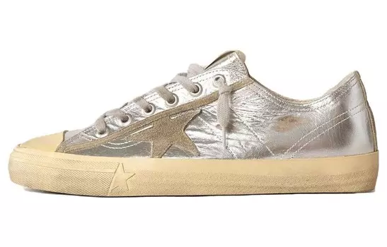 Кроссовки Golden Goose V-Star, серебряный