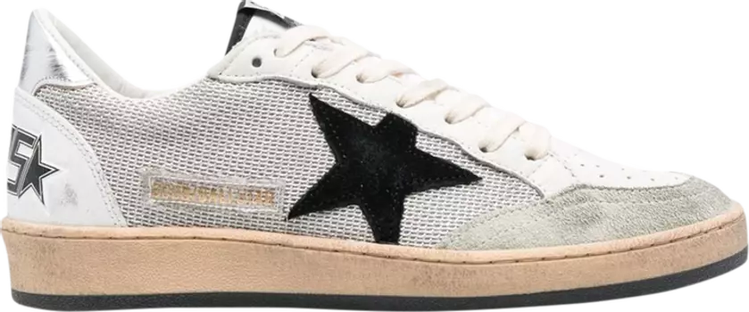 Кроссовки Golden Goose Wmns Ball Star 'Light Silver Black', серый