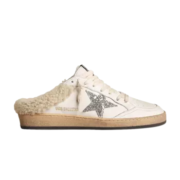 Кроссовки Golden Goose Wmns Ballstar Shearling Sabot, белый