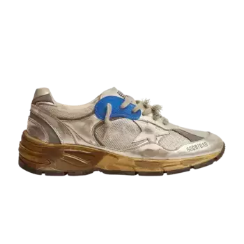 Кроссовки Golden Goose Wmns Dad-Star Silver Blue, серебряный