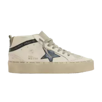 Кроссовки Golden Goose Wmns Hi Mid Star White Ice Blue, белый