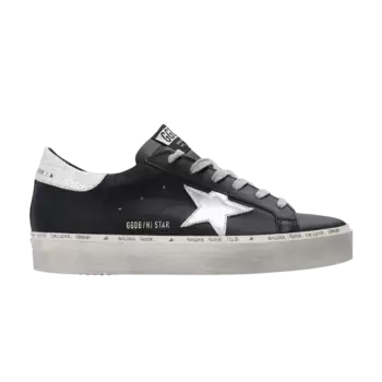 Кроссовки Golden Goose Wmns Hi Star Black Silver, черный