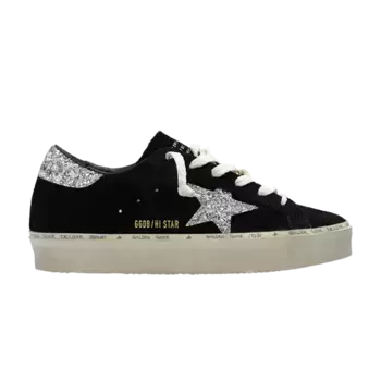 Кроссовки Golden Goose Wmns Hi Star, цвет Black Silver