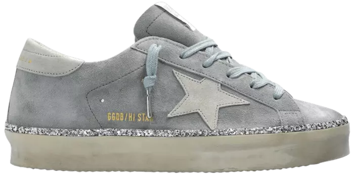 Кроссовки Golden Goose Wmns Hi Star 'Glitter Foxing - Quarry', серый