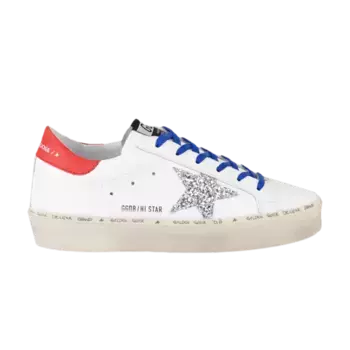 Кроссовки Golden Goose Wmns Hi Star White Silver Glitter, белый