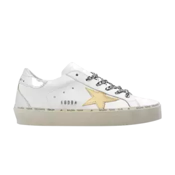 Кроссовки Golden Goose Wmns Hi Star White Gold Silver, белый