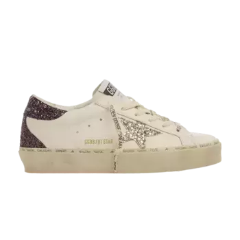 Кроссовки Golden Goose Wmns Hi Star White Cinder Cabernet, белый