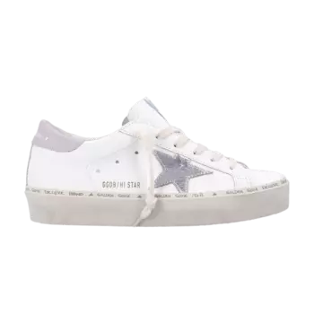 Кроссовки Golden Goose Wmns Hi Star 'White Silver Lilac', белый