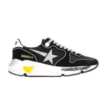 Кроссовки Golden Goose Wmns Running Sole Black Silver, черный