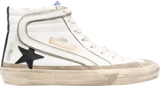 Кроссовки Golden Goose Wmns Slide Sneaker 'White Yellow Black', белый