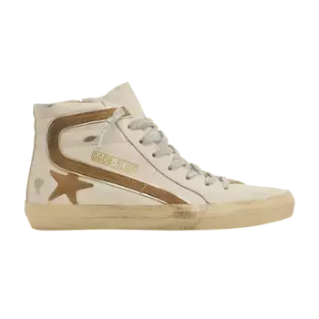 Кроссовки Golden Goose Wmns Slide Sneaker White Tobacco, белый