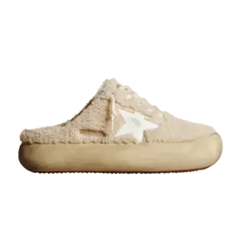 Кроссовки Golden Goose Wmns Space Star Sabot, кремовый