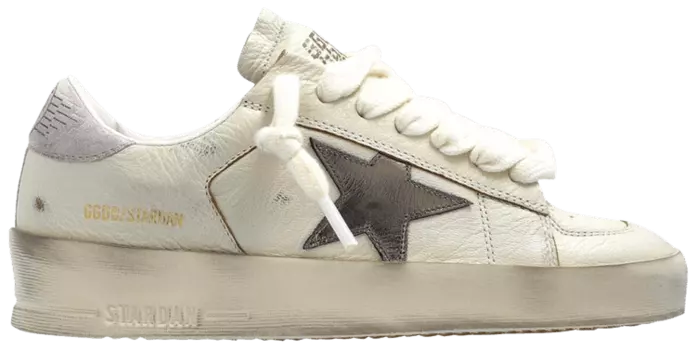 Кроссовки Golden Goose Wmns Stardan 'White Metallic Silver Pink', белый