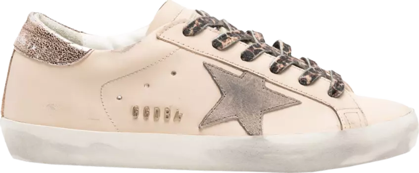 Кроссовки Golden Goose Wmns Superstar 'Beige Leopard', кремовый