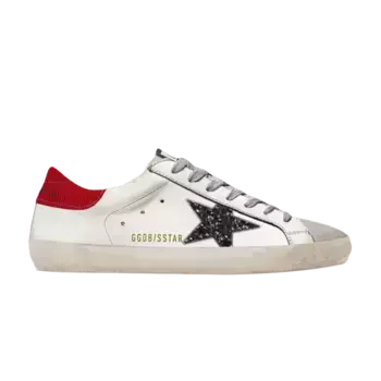 Кроссовки Golden Goose Wmns Superstar Glitter Star Lizard Print, белый