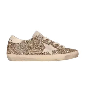Кроссовки Golden Goose Wmns Superstar Gold Seedpearl Glitter, золотой