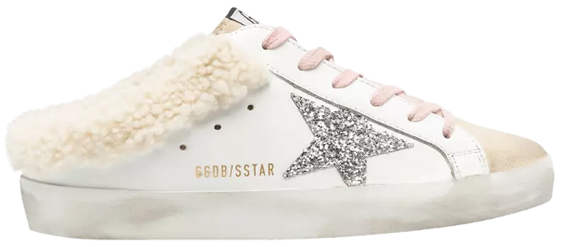 Кроссовки Golden Goose Wmns Superstar Sabot 'White Cappuccino Silver', кремовый