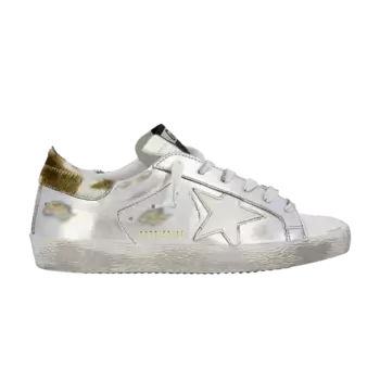 Кроссовки Golden Goose Wmns Superstar Silver Pony, серебряный
