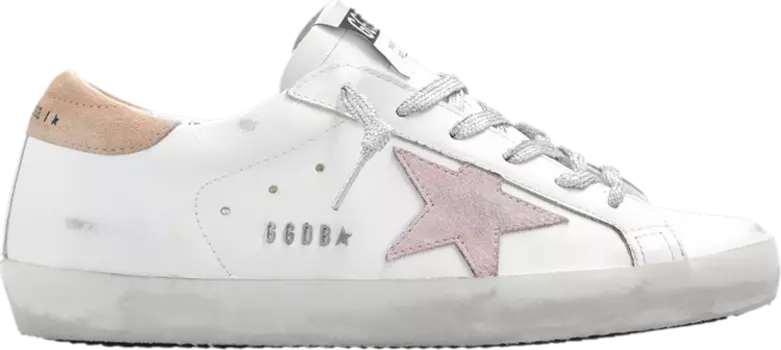 Кроссовки Golden Goose Wmns Superstar 'White Antique Pink', белый