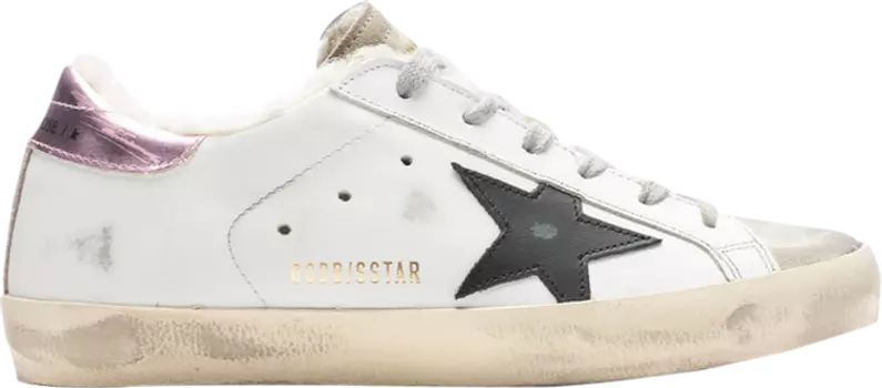 Кроссовки Golden Goose Wmns Superstar White Black Pink, белый