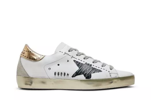 Кроссовки Golden Goose Wmns Superstar White Gold, белый