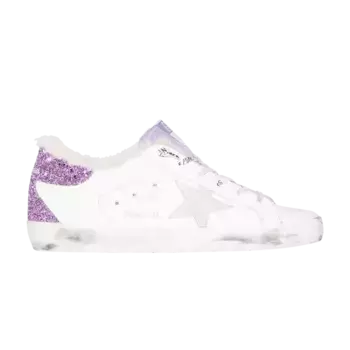 Кроссовки Golden Goose Wmns Superstar White Lavender, белый