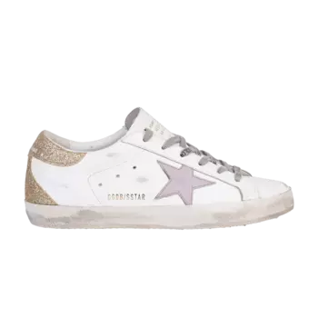 Кроссовки Golden Goose Wmns Superstar 'White Lilac Platinum', белый