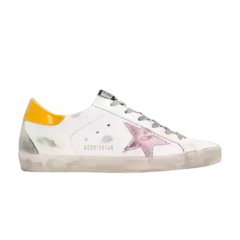 Кроссовки Golden Goose Wmns Superstar White Metallic Pink Gold, белый