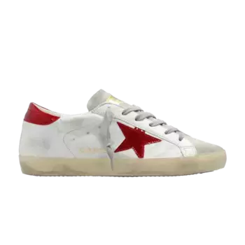 Кроссовки Golden Goose Wmns Superstar White Red Ice, белый