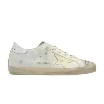 Кроссовки Golden Goose Wmns Superstar White Yellow, белый