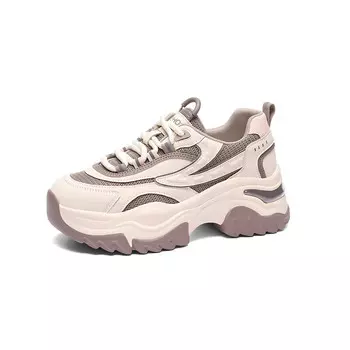 Кроссовки Golden Silk Rabbit Lifestyle Shoes Women's Low-top, бежевый/черный