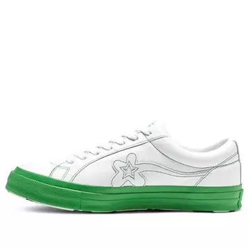 Кроссовки golf le fleur x one star ox 'kelly green' Converse, зеленый