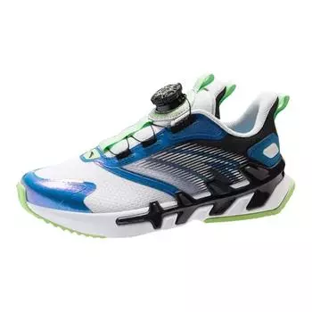 Кроссовки Gongsu Kids GS Low-top белые, синие, черные Anta Kids, синий