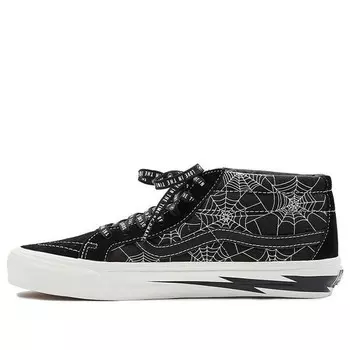 Кроссовки goodhood x vault og sk8-mid lx retro sneakers 'black white' Vans, черный