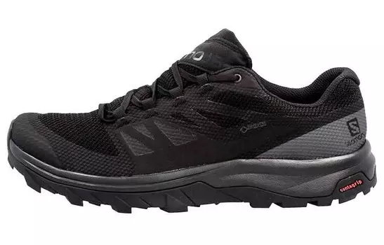 Кроссовки Gore-Tex Hiking унисекс с низким верхом, черные Salomon