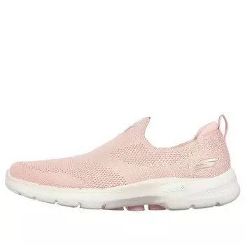 Кроссовки gowalk 6 slip on pink Skechers, розовый
