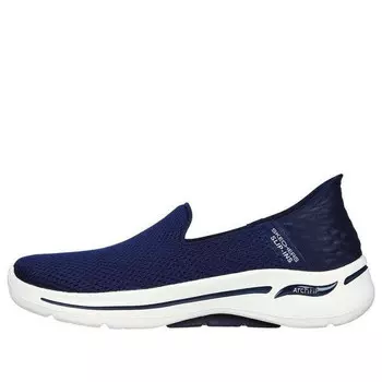 Кроссовки gowalk arch fit 'summer - navy white' Skechers, синий